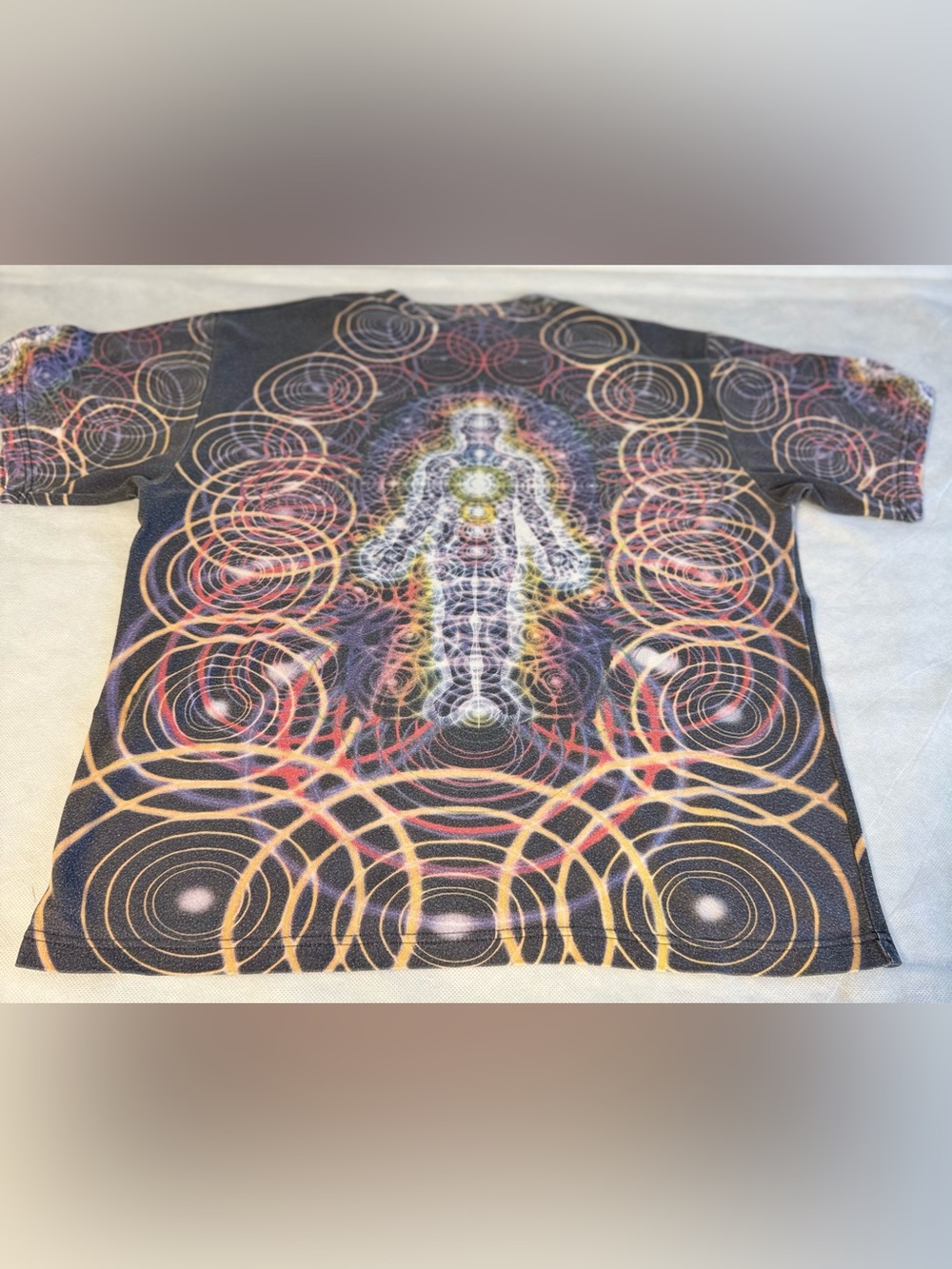 ALEX GREY x Crystal Tara IN-VISIONS Visionary Art Psychedelic T-Shirt Large